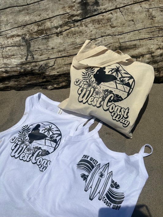 Surf Tote Bag- Surf Board Design