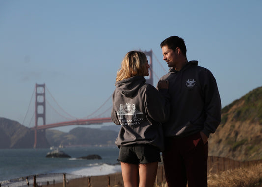 SF Golden Gate Bridge Sweatshirt- Gray