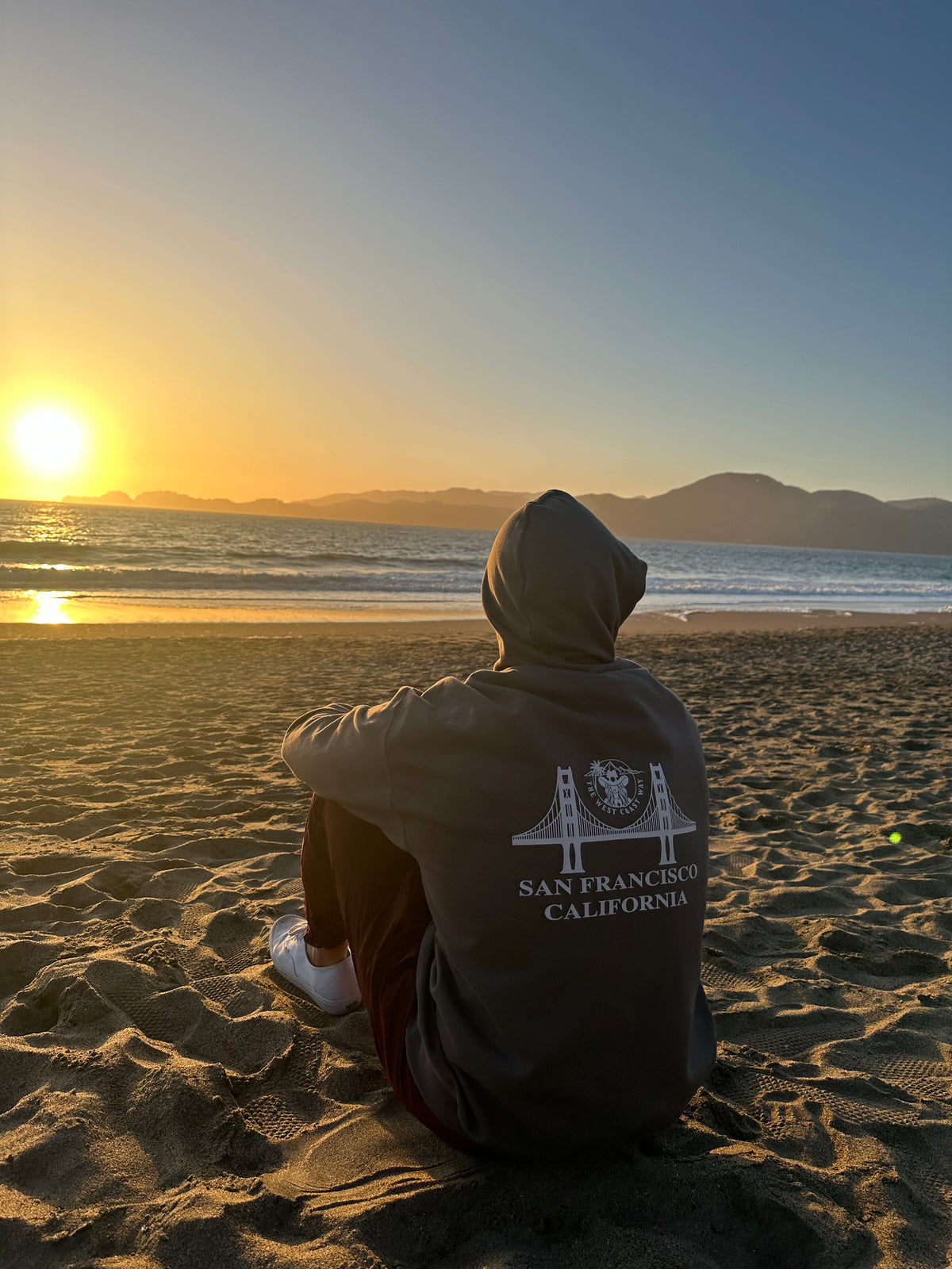 SF Golden Gate Bridge Sweatshirt- Gray