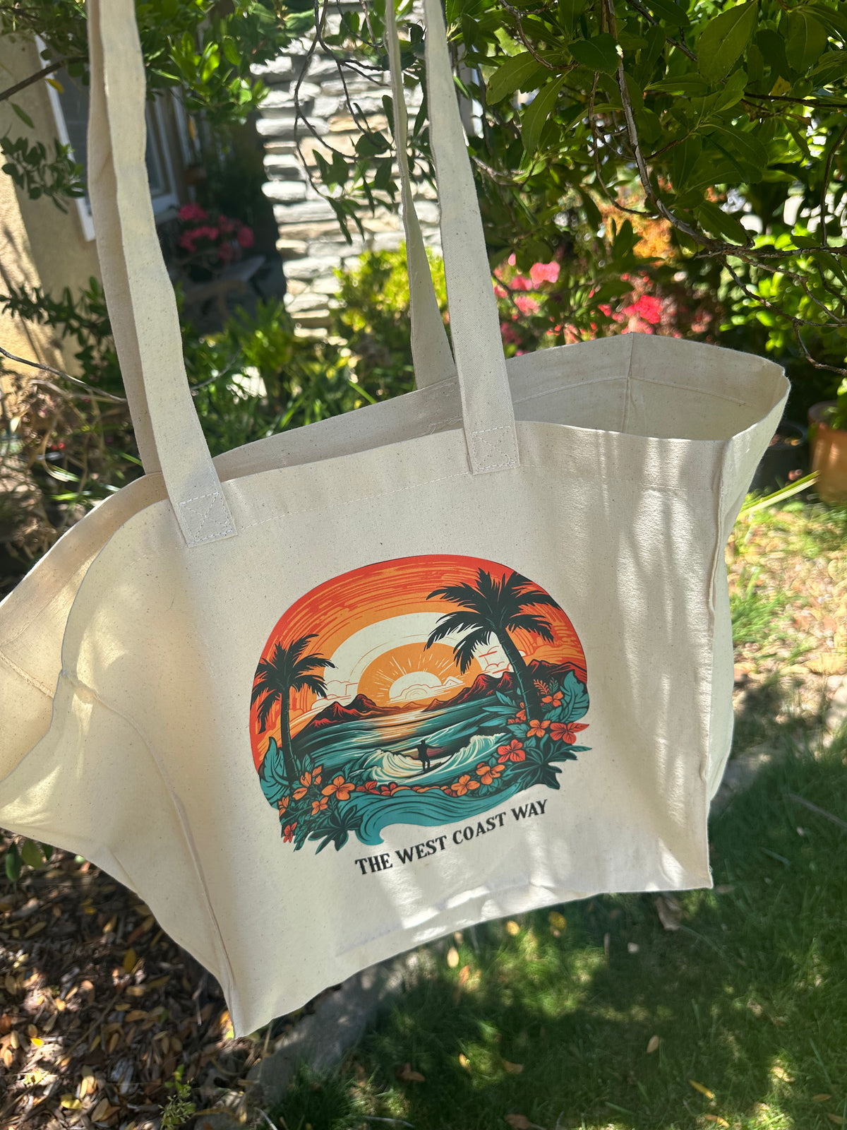 "Enjoy the Ride" Surfer Tote